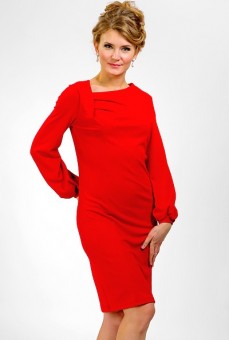 Платье СКС" 1502 (Красный)"
