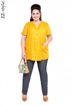 Блузка 1107 Цвет:желтый