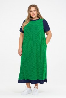 Платье 110200110 зеленый