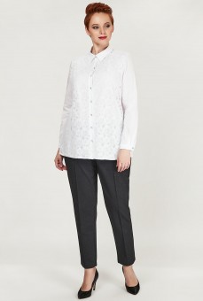 Блуза офисная белая 1910040