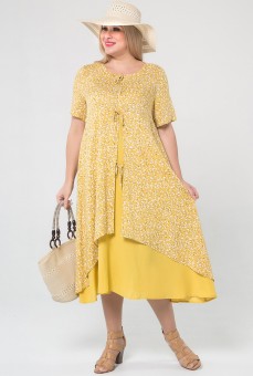 Платье 1075: Цвет желтый