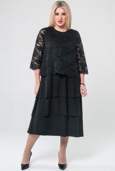 Платье 1074: Цвет черный
