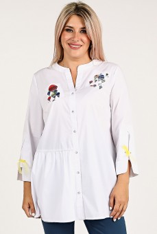 Рубашка 1121: Цвет белый
