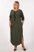 %Платье Мона: Цвет хаки распродажа: Фото 1