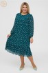 %Платье 1156: Цвет темно-зеленый распродажа%: Фото 2