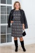 Платье Жакард Цвет: темно-серый / винный распродажа%: Фото 2