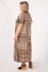 Платье Анфиса: Цвет пэчворк хаки: Фото 2