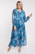 %Платье 1062: Цвет синий распродажа%: Фото 2
