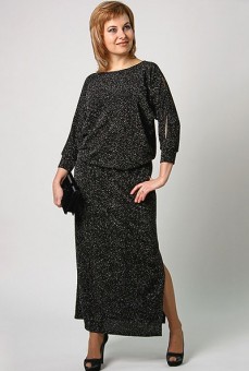 Платье СКС" 4373 Цвет:Черный"